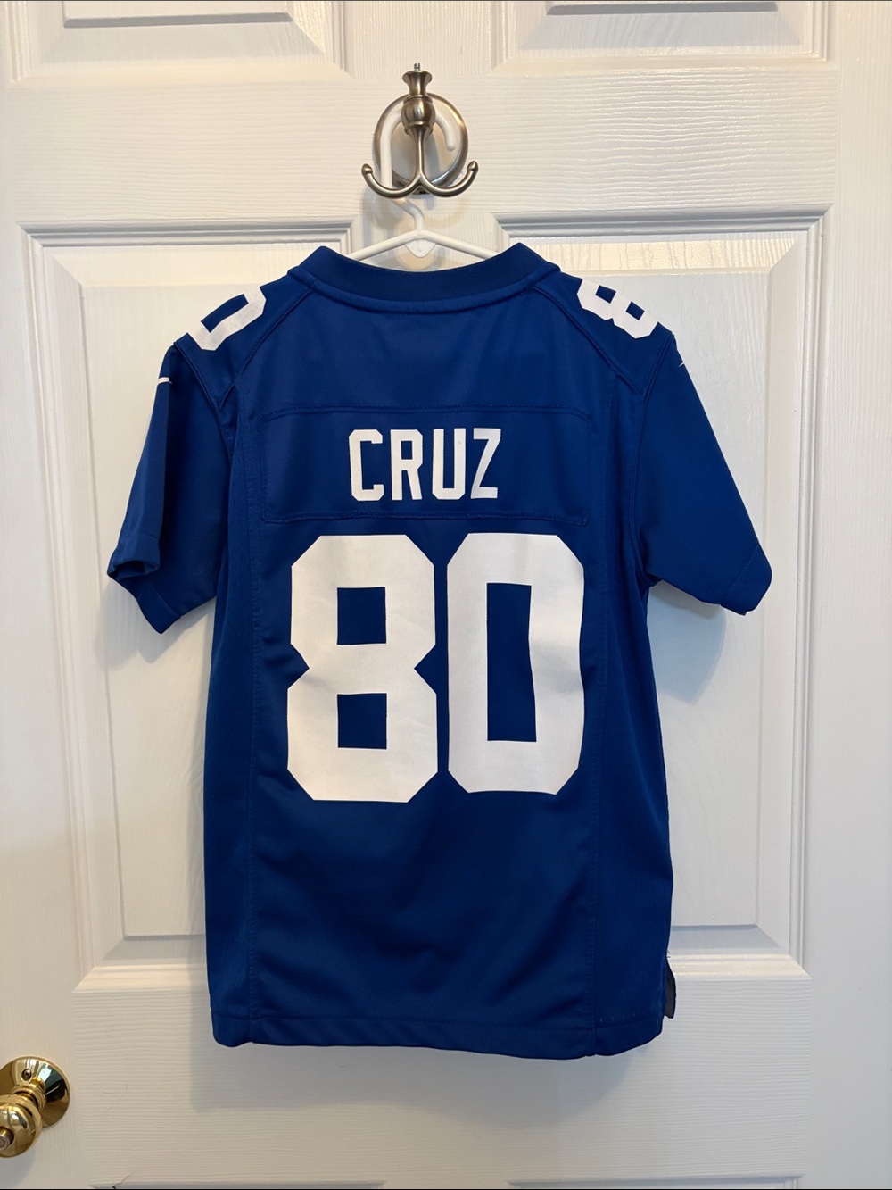 NFL Nike New York Giants Royal Blue #80 Football Jersey - Picture 2 of 4